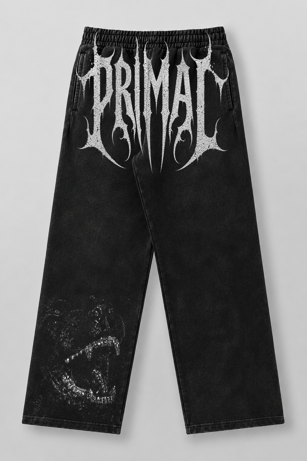 Unisex Wardogs Joggers — Oversized Acid Wash Graphic Sweatpants | 240 GSM Heavyweight Cotton